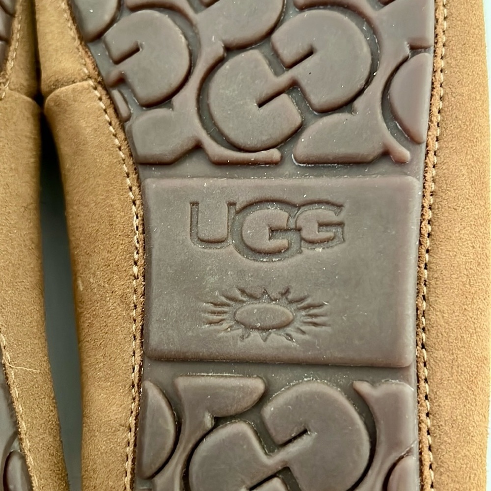 New / UGG~Tan Suede Loafers / Ansley Slipper~Ultimate In Luxury & Comfort - Picture 13 of 16